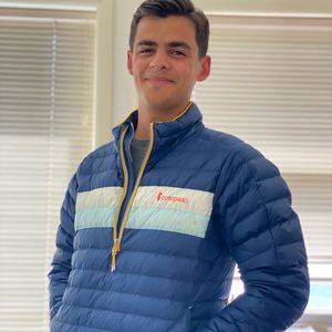 Cotopaxi Fuego 800 Fill Down Puffer Quarter Zip Size Small